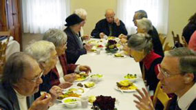 Luncheon with Mt. Nebo Lutheran Church Members